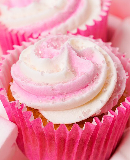 Roze cupcake - allesoverkeukenmixers.nl